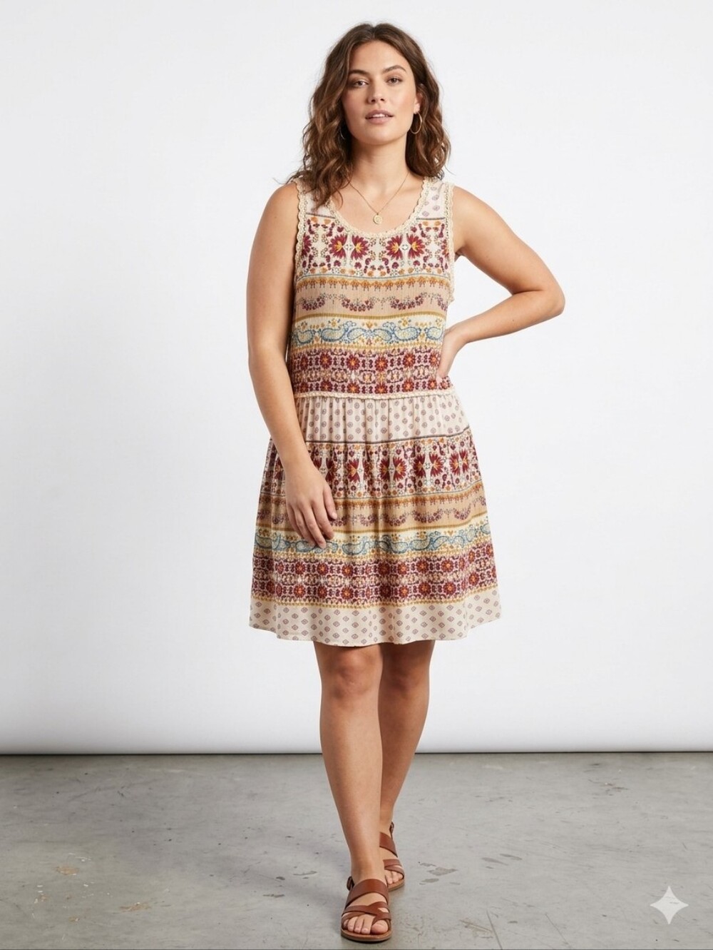 85. Patrons of Peace 100% rayon dress as is